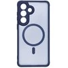 FULL Dėklas, skirtas Samsung S26 PLUS pilnai matiniam Mag dėklui, suderinamas su MagSafe, mėlynas