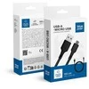 USB A į Micro USB kabelis Blue Star 2A 1 m DC-001AM2.0 juodas