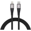 BlueStar Cable USB C to Lightning Blue Star 2,4A with braid 1,2 m TFK-DC-003 juodas