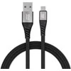 BlueStar USB A į Micro USB Blue Star 2A kabelis su pyne 1,2 m TFK-DC-003 juodas