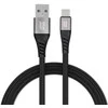 BlueStar USB A į USB C laidas Blue Star 3A 20W PD QC4.0 su pyne 1,2 m TFK-DC-003 juodas