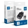 BlueStar Telefono įkroviklis Blue Star USB C QC4.0 PD 3A 45W + laidas USB C į USB C TFB-TC-45WPD juodas