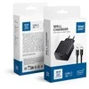 BlueStar Įkroviklis Blue Star (TFB-TC-20W) + "USB-C (Type-C) to "USB-C (Type-C)" (1xUSB-C 20W) juodas