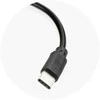 Partner Telecom Universalus automobilinis įkroviklis su USB Type - C laidu ir USB 3A Blue Star prievadu