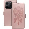 Greengo MEZZO atverčiamas dėklas, skirtas XIAOMI Redmi Note 14 4G (GLOBAL – 164,84 mm x 78,15 mm x 8,16 mm) Dreamcatcher Rose Gold