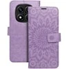 Oem MEZZO Book dėklas skirtas Xiaomi Redmi Note 14 PRO 4G mandala violetinės spalvos