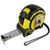 Realprices Matavimo juosta 5 m x 25 mm su užraktu RC-K-1301 juoda geltona