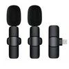 Store24 Belaidis prisegamas mikrofonas „Lightning“ dvigubas (2 komplekte) K1 juodas