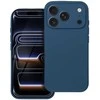 OEM dėklas, skirtas iPhone 17 Pro / 18 Pro (žemas kameros kraštas), minkštas, tamsus, mėlynas