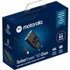 MOTOROLA originalus įkroviklis Type C + USB A 50W MC502/509 juodas