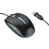 Wire pelė žaidimams Hoco USB A 2400 dpi GM37 juodas
