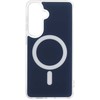 Dėklas na Samsung S26 PLUS Clear Fusion Mag Cover zgodne su MagSafe tamsiai mėlyna