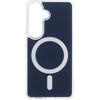 Dėklas na Samsung S26 Clear Fusion Mag Cover zgodne su MagSafe tamsiai mėlyna