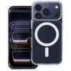 Oem Originalus „iPhone 16e“ (SE4 2025) / 17e dėklas, skaidrus „Fusion Mag Cover“, suderinamas su „MagSafe“, tamsiai mėlynas