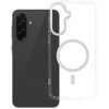 Oem Dėklas na Samsung A36 Frame Clear Hybrid Mag Cover suderinamas su MagSafe skaidriu