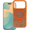 Dėklas Oem Case for iPhone 18 Pro / 17 Pro Quartz Circle Stand Mag Cover oranžinis
