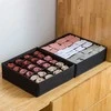 Underwear socks drawer organizer 24 compartments RC-K-1087 juodas