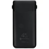 FORCELL F-ENERGY F20K6 Multicharge išorinė baterija su įmontuotais Type C ir Lightning kabeliais PD QC3.0 3A 35W 20000 mAh juoda