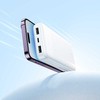 Nešiojamas įkroviklis Hoco 10000 mAh 2A su keturiais įmontuotais kabeliais USB A + USB C + Lightning + Micro USB J163 baltas