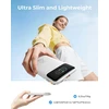 Nešiojamas akumuliatorius Veger Fuerza 10 (W1212B) PD 20W 10000 mAh su įmontuotais kabeliais USB C / Lightning baltas