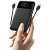 Powerbank Veger Fuerza 10 (W1212B) PD 20W 10000 mAh with built-in cables USB C / Lightning juodas
