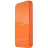 Powerbank compatible with MagSafe Forcell F-Energy SuperSlim F5K8 QC4.0 PD3.0 15W 5000 mAh oranžinis