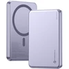 Powerbank compatible with MagSafe Forcell F-Energy Slim F5K9 QC4.0 PD3.0 15W 5000 mAh violetinė