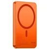 Powerbank compatible with MagSafe Forcell F-Energy Slim F5K9 QC4.0 PD3.0 15W 5000 mAh oranžinis