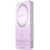 Powerbank compatible with MagSafe Forcell F-Energy SuperSlim F5K8 QC4.0 PD3.0 15W 5000 mAh violetinė