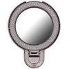 OEM telefono stovas CIRCLE MIRROR - priklijuojamas - juodas