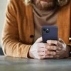 ROAR LEATHER MAG dėklas, suderinamas su „MagSafe“, skirtas IPHONE 15, tamsiai mėlynas