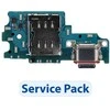 Dėklas „ServicePack“ USB įkrovimo plokštė SAMSUNG S21 FE G990B GH96-14548A