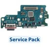 Dėklas „ServicePack“ USB įkrovimo plokštė SAMSUNG S21 FE G990B GH96-14548A