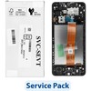 Dėklas „ServicePack“ LCD ekranas SAMSUNG A12 A125F GH82-24490A