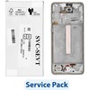 Dėklas „ServicePack“ LCD ekranas SAMSUNG A33 5G A336B GH82-28143B baltas