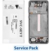 Dėklas „ServicePack“ LCD ekranas SAMSUNG A33 5G A336B GH82-28143A juodas