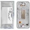 „ServicePack“ LCD ekranas SAMSUNG A34 5G A346B sidabrinis GH82-31201B