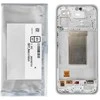 SAMSUNG A36 5G A366B baltas LCD ekranas su aptarnavimo paketu GH82-36841B
