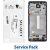 Dėklas „ServicePack“ LCD ekranas SAMSUNG A52S 5G A528B GH82-26861C Purpurinis