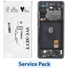 Dėklas Mėlyna „ServicePack“ LCD ekranas SAMSUNG S20 FE 4G 5G GH82-24219A mėlynas