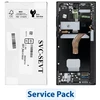 „ServicePack“ LCD ekranas SAMSUNG S22 Ultra S908 grafito spalvos GH82-27488E