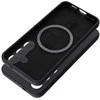 Oem Silikoninis dėklas 2mm skirtas Samsung Galaxy S25 Edge suderinamas su MagSafe juodos spalvos