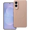 Oem Silikoninis MAG COVER dėklas suderinamas su MagSafe skirtas Samsung Galaxy S25 Edge rožinės spalvos