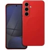Oem SILICONE MAG COVER dėklas suderinamas su MagSafe skirtas Samsung Galaxy S24 FE red