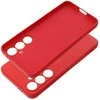 Oem SILICONE MAG COVER dėklas suderinamas su MagSafe skirtas Samsung Galaxy S24 FE red