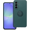 Oem SILICONE RING dėklas skirtas Samsung Galaxy A36 5G žalios spalvos