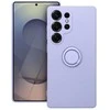 Oem SILICONE RING dėklas skirtas Samsung Galaxy S25 Ultra violetinės spalvos