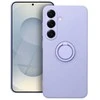 Oem SILICONE RING dėklas skirtas Samsung Galaxy S25 violetinės spalvos