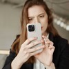 Dėklas Oem Case for iPhone 15 PRO Silicone Zephyr Mag Cover zgodny su MagSafe baltas