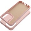 Oem dėklas, skirtas iPhone 15 PRO, silikoninis Zephyr Mag dėklas, suderinamas su MagSafe, rožinis